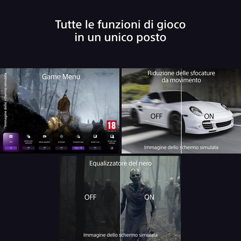 "SONY - Smart TV LED UHD 4K 43\" K43S39BP.CEI-Nero"
