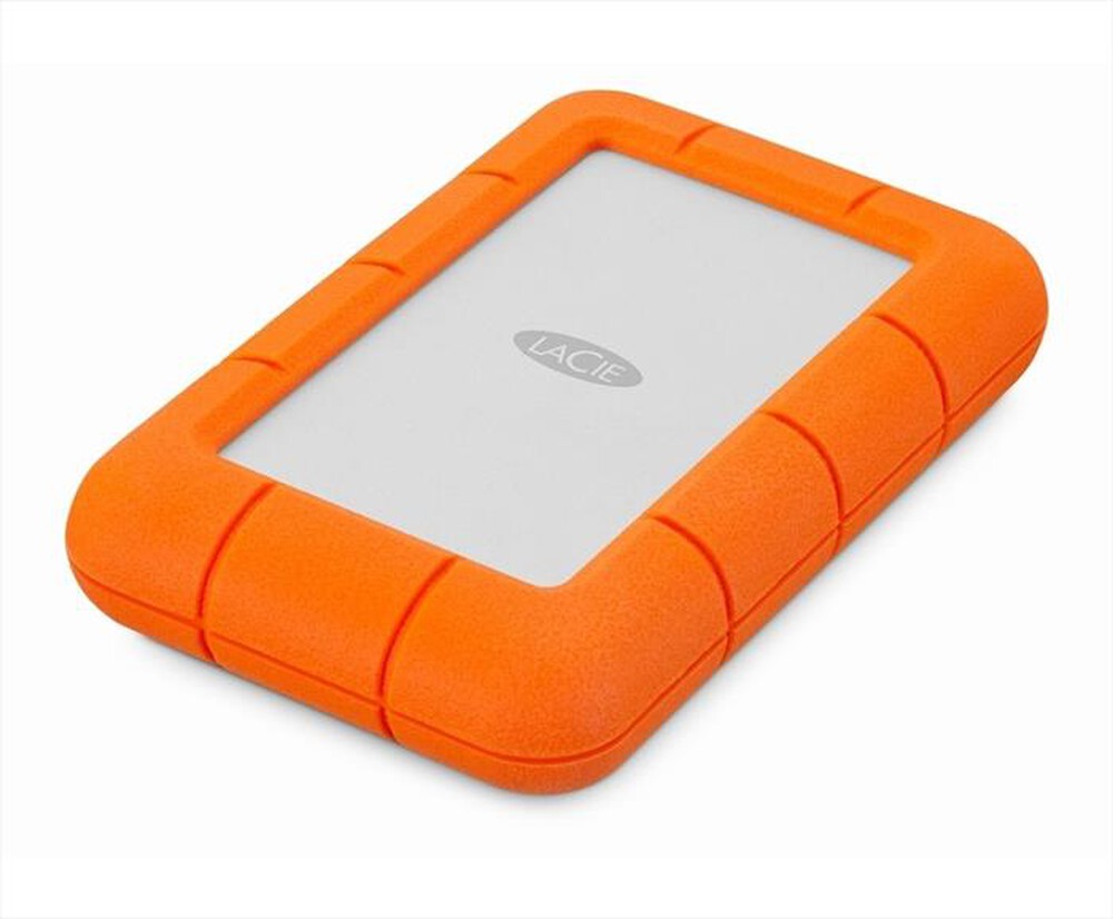 "LACIE - 5TB RUGGED MINI USB 3.0-GRIGIO/arancione"