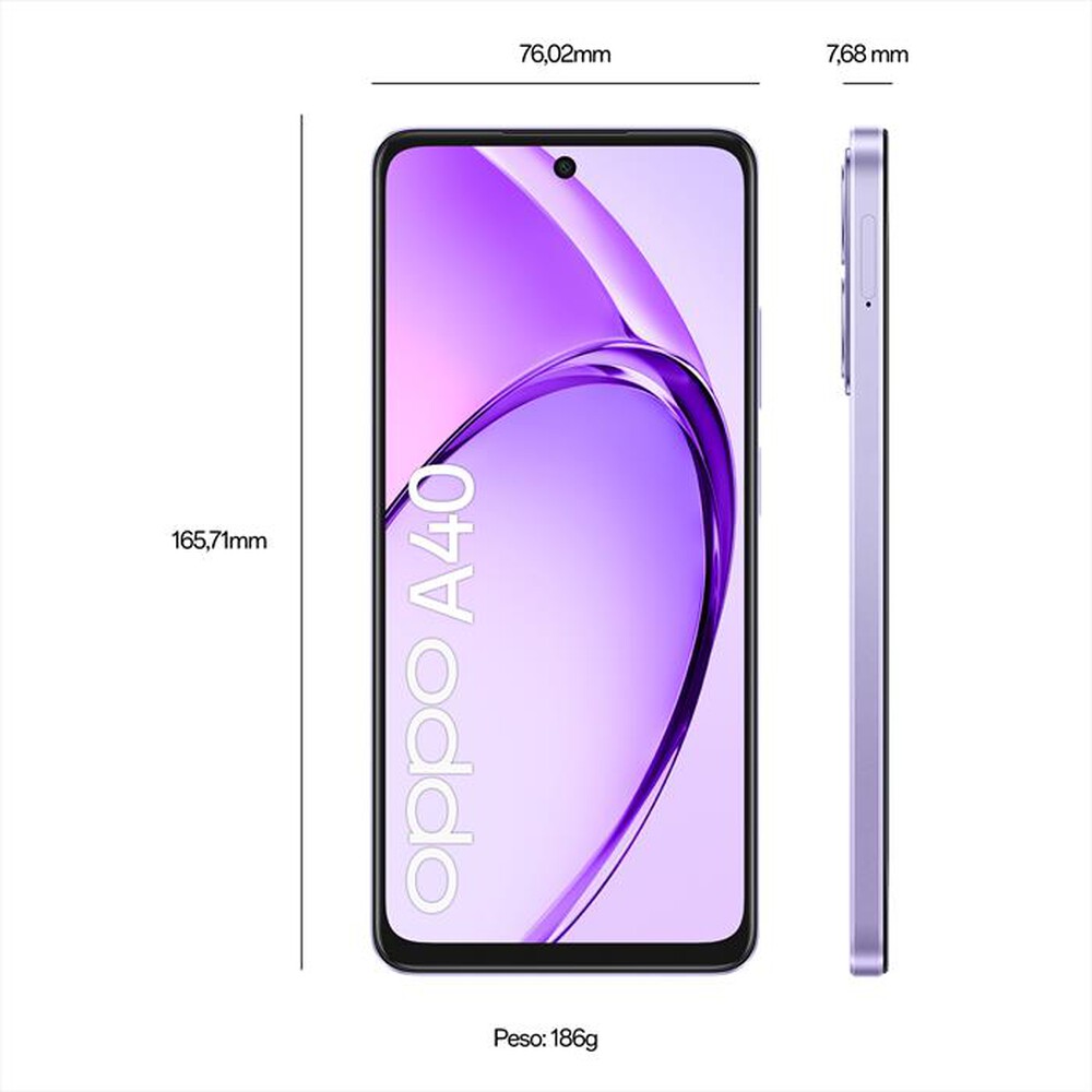 "OPPO - Smartphone A40 4G 4+128-Starry Purple"