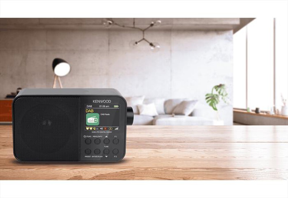 "KENWOOD - Radio sveglia CR-M30DAB-NERO"