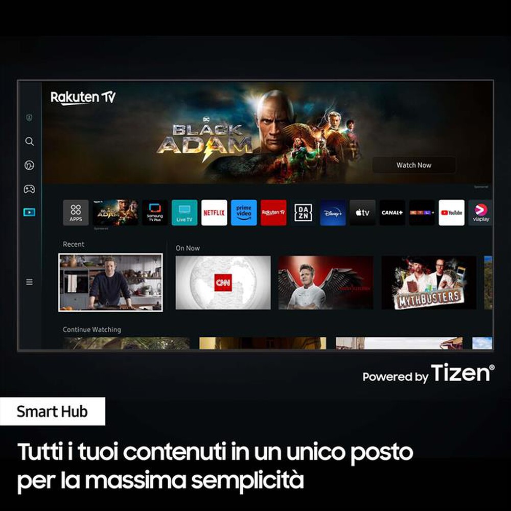 "SAMSUNG - Smart TV LED CRYSTAL UHD 4K 50\" UE50CU7090UXZT-BLACK"