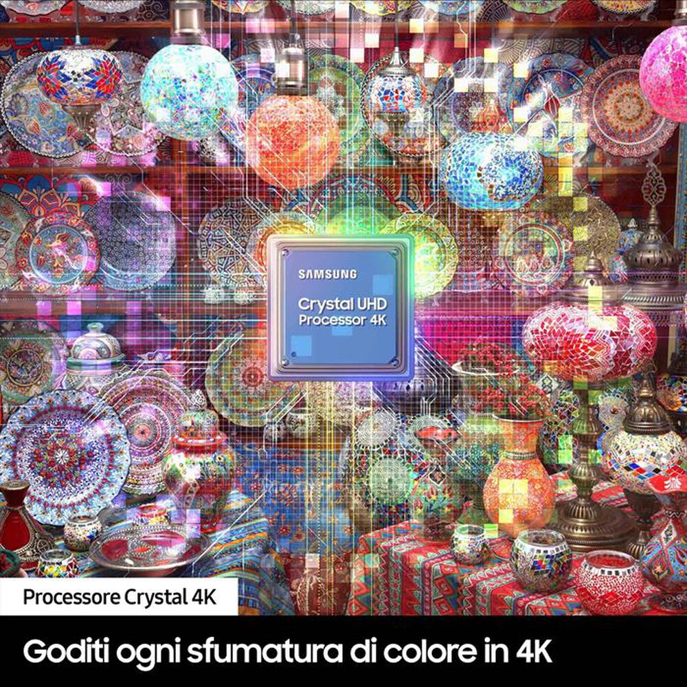 "SAMSUNG - Smart TV LED CRYSTAL UHD 4K 50\" UE50CU7090UXZT-BLACK"
